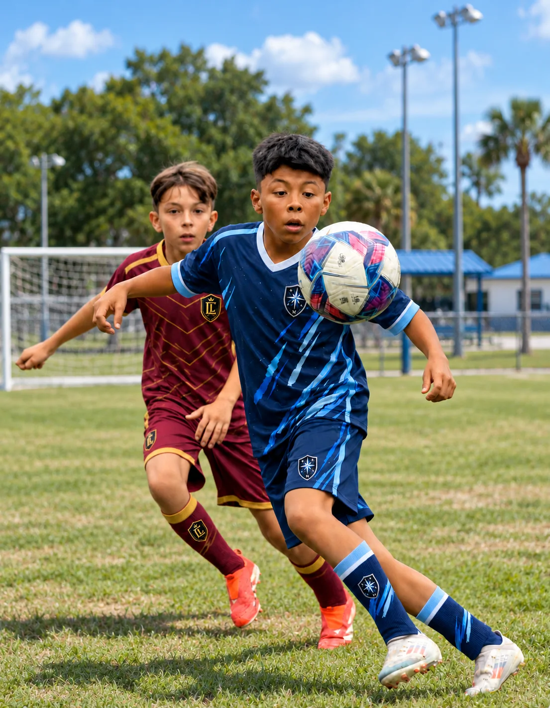 Players competing in approved Northstar and Legacy kits, program visualization