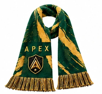 Vista previa aprobada de la bufanda de Apex SC para aficionados