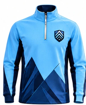 Vista previa aprobada de la sudadera con cierre corto de Elevate SC para aficionados