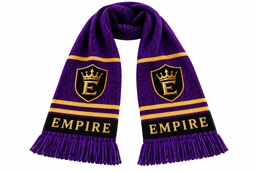 Vista previa aprobada de la bufanda de Empire SC para aficionados