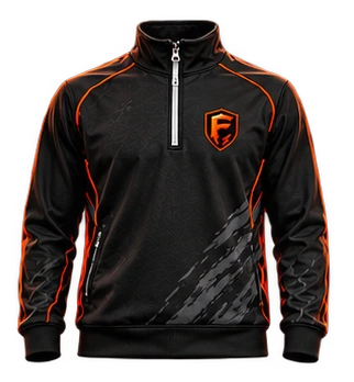 Vista previa aprobada de la sudadera con cierre corto de Forge SC para aficionados