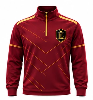 Vista previa aprobada de la sudadera con cierre corto de Legacy SC para aficionados