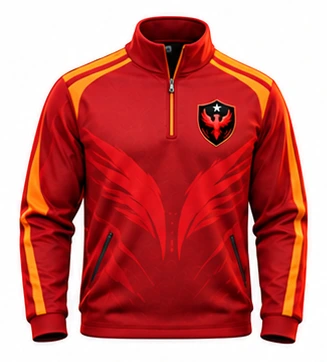 Vista previa aprobada de la sudadera con cierre corto de Phoenix SC para aficionados