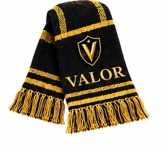 Vista previa de la bufanda de Valor SC, prenda para aficionados aprobada